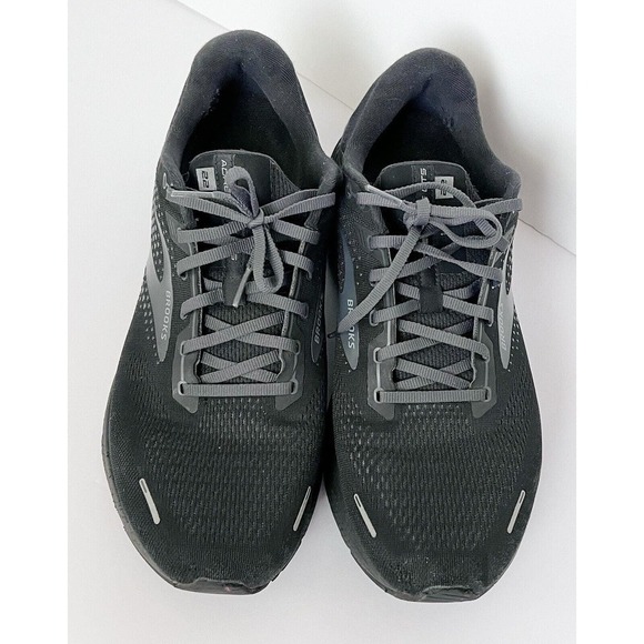 Brooks Womens Adrenaline Gts 22 Black Running Shoes Size 14 Wide Comfort Support - Picture 6 of 9